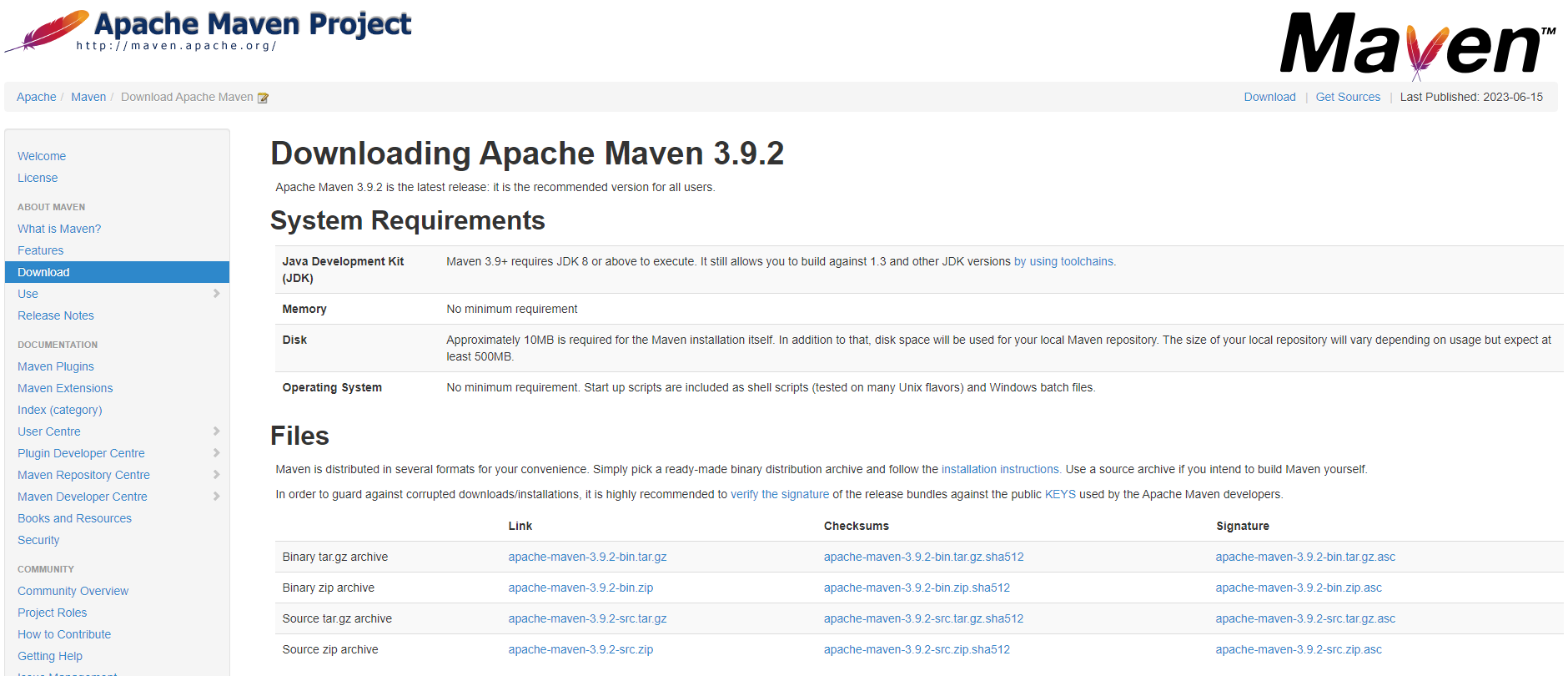 Maven Download